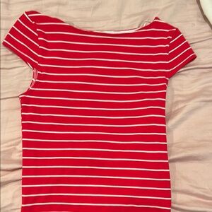 Red Striped Women's Top brand new!